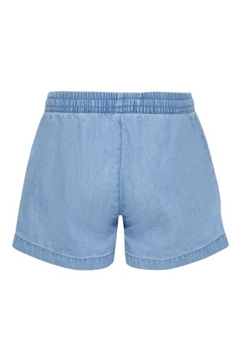 Girl Denim shorts with drawstring