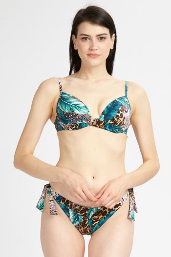 Women's leopard print bikini