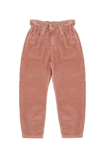 Girl Cropped trousers with gathered waist