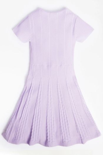 Girl pences knitted dress