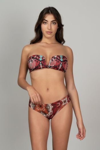 Women's V-band bikini and Rough coulotte briefs