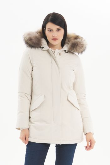 Parka Donna Avorio