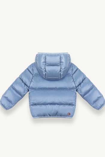Unisex children's down jacket with hood