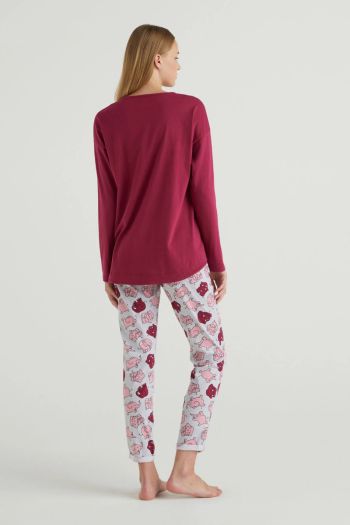 Women's pure cotton matching pajamas