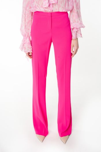 Women's stretch flared trousers