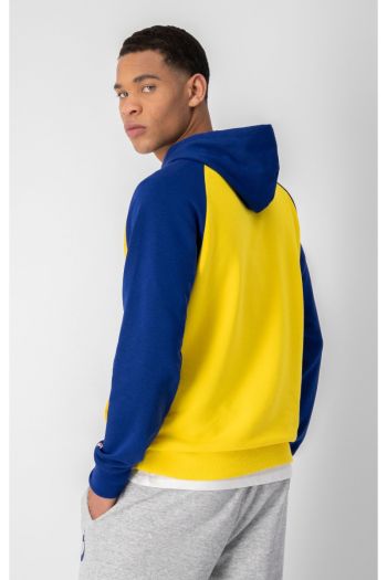 Men's college logo cotton blend sweatshirt
