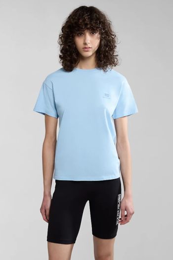 T-shirt a Maniche Corte donna Azzurro