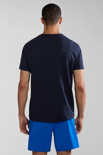 T-shirt a manica corta uomo Blu