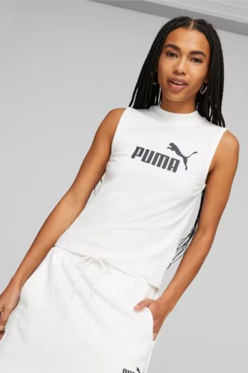 Women's Essentials fitted logo tank top
