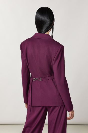 Women's two-button flannel jacket