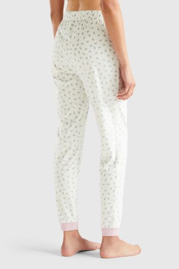 Women's slim fit floral trousers