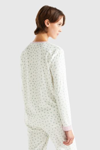 Women's floral print sweater