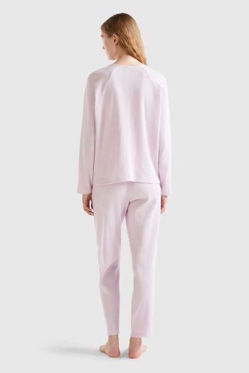 Long pure cotton pajamas for women