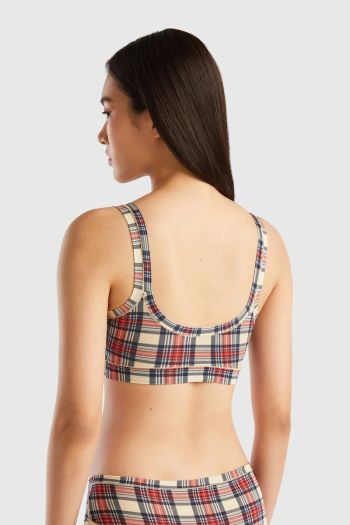 Women's Christmas print bra