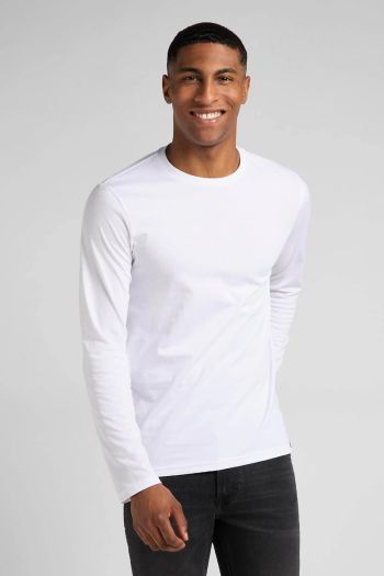T-shirt manica lunga 2 pack uomo Bianco