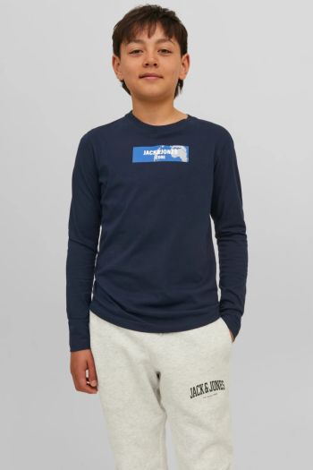 T-shirt stampato bambino Blu