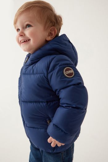 Baby down jacket with hood