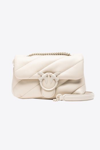 Mini Love Bag Puff in nappa donna Bianco