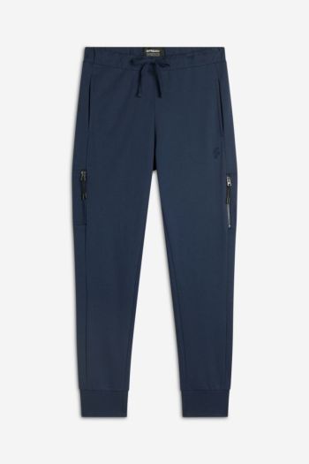 Pantaloni joggers con zip laterali uomo Blu