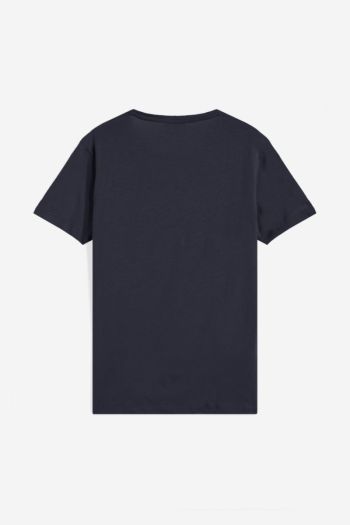 T-shirt in jersey con maxi logo composto da borchie metal donna Blu