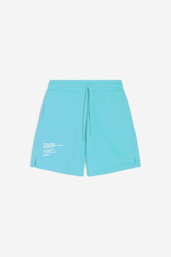 Women's French terry shorts with matching lettering print