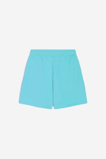 Women's French terry shorts with matching lettering print