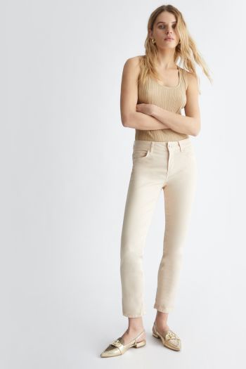 Women's cropped skinny jeans