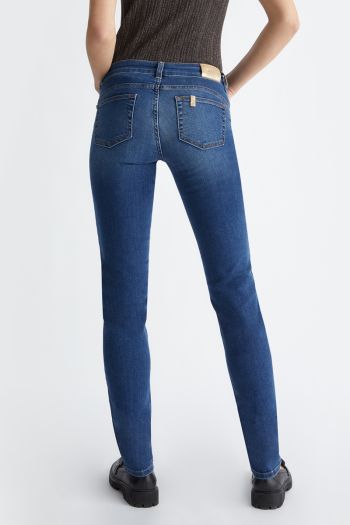 Women's slim bottom up jeans