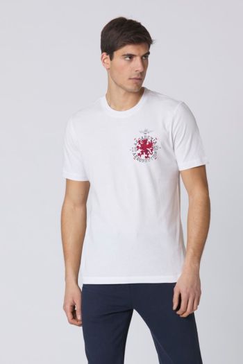 T-shirt Corso Grifo a manica corta uomo Bianco