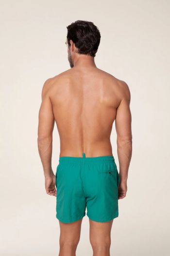 Men's solid color swim shorts