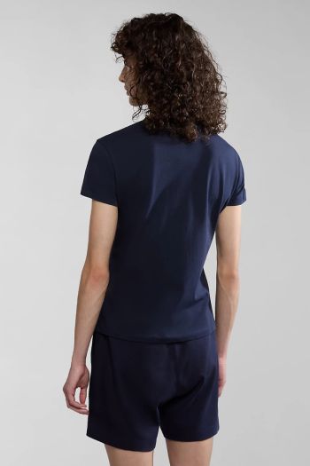 T-Shirt a maniche corte Kreis donna Blu