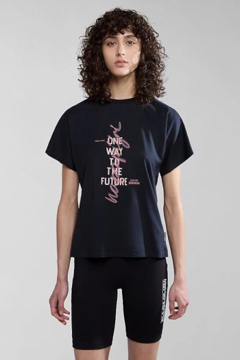 T-Shirt a Maniche Corte donna Nero