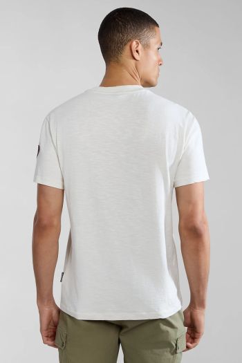 T-Shirt a maniche corte Tepees uomo Bianco