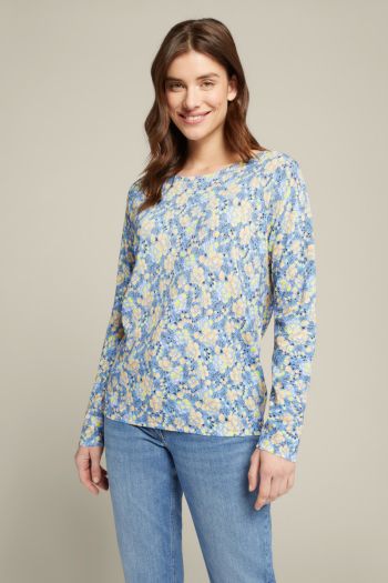 Women's floral sweater