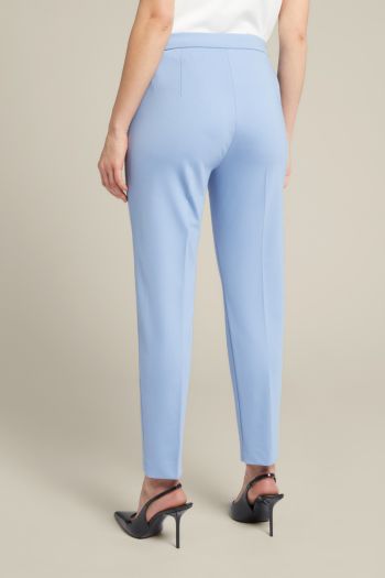 Pantaloni slim fit donna Azzurro