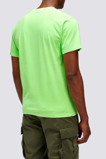 T-shirt con logo stampato uomo Verde