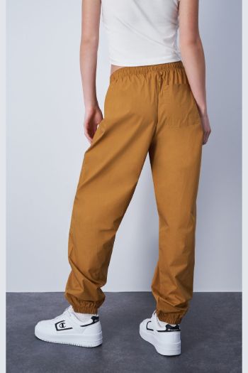 Pantaloni in cotone con logo donna Biscotto