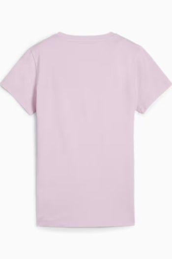 T-shirt corta con logo Essentials donna Rosa